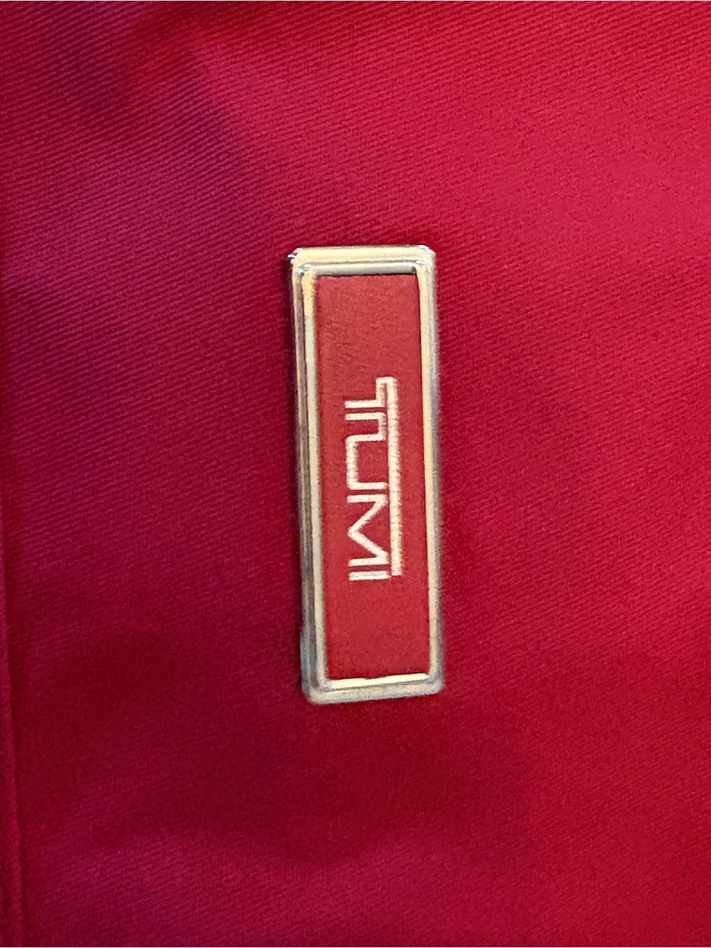 TUMI Red Travel Organizer Pouch - Picture 2 of 11